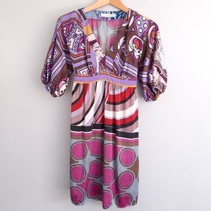 Alice & Trixie 60 Mod Vibe V-Neck Dress